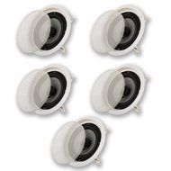 Acoustic Audio CS-IC82 In Ceiling 8" Home Theater 5 Speaker Set 2 Way 1500 Watt New CS-IC82-5S