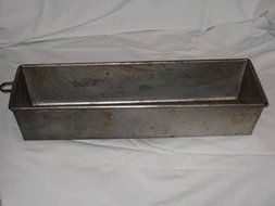 Ekcoloy Silver Beauty Tin Cake Baking Pan / Meat Pate Mold Tureen N4