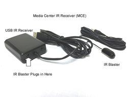 USB External Infrared (IR) Media Center Receiver (MCE) with Cable and IR Blaster N2