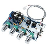 KKmoon NE5532 Stereo Pre-amp Preamplifier Tone Board Audio 4 Channels Amplifier Board N5