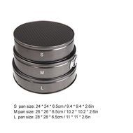 Set of Three Springform Pans Cake Bake Mould Mold Bakeware with Removable Bottom Round Shape Versatile Kitchen... N5