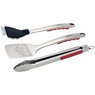 New JIM BEAM JB0160 3-Piece BBQ Set with Soft Grip Handles