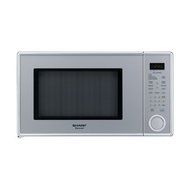 Sharp R-409YV R409 Series 1.3 Cubic Feet 1000-watt Microwave Oven, Family-Size, Pearl Silver
