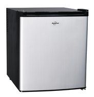 Koolatron KCR40B AC/DC Hybrid Heat Pipe Refrigerator, 1.7 cu. ft., Silver