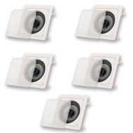 Acoustic Audio CS-I62S In Wall / Ceiling 6.5" Home Theater 5 Speaker Set 1250 Watts CS-I62S-5S