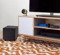 Orb Audio subMINI Small Subwoofer, Black N3