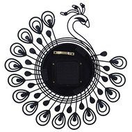 Luxury Diamond Peacock Large Wall Clocks Metal Living room Creative Wall Clock Fashion Silent Wall Watch N5