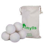 SMYLLS Wool Dryer Balls, Organic Reusable Natural Fabric Softener ,Set of 6 N4