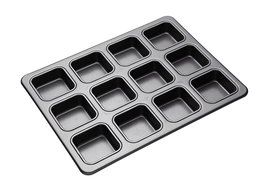 12 Hole Square Brownie Pan -Individual Brownies 34X26cm