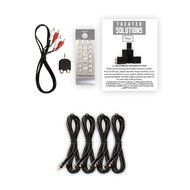 Theater Solutions TS511 Home Theater 5.1 Powered Speaker System with 4 Extension Cables N2