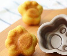 Cake Mold - Yiiho Non Stick Cat Paw Shaped Cake Mold Biscuit Pudding Mold 1 set N8