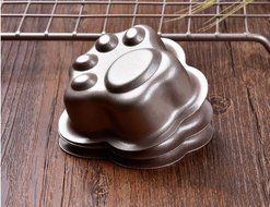 Cake Mold - Yiiho Non Stick Cat Paw Shaped Cake Mold Biscuit Pudding Mold 1 set N9