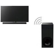 Sony 2.1ch 300 Watt Bluetooth Sound Bar with Wireless Subwoofer (HT-CT380) with Soundbar Bracket, High-Speed HDMI... N5