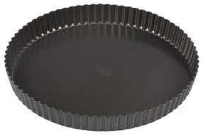 Winco FQP-12 12&quot; Non-stick Carbon Steel Quiche Pan