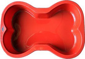 K9Cakery Silicone Cake Pan, 7-Inch by 10-Inch, Small