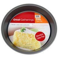 Great Gatherings ES061734 9-Inch Durable Nonstick Round Cake Pan