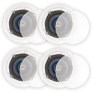 Blue Octave LC52 In Ceiling Speakers Home Theater Surround Sound 2-Way Speaker 2 Pair Pack