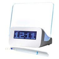 2015 Novelty Message Board Digital Timer Alarm Temperature Calendar LED Blue Light Modern Gifts Clock iG-40111 N7
