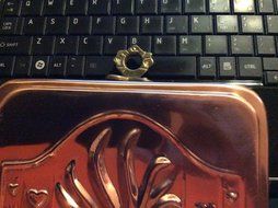 Beautiful 7 X 10 Copper Pineapple Welcome Mold With Wall Hanger N2