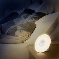 Alarm clock, Wake up light Sunrise Simulation Alarm Clock LED lights with Nature or FM Radio Sounds MICMI W20