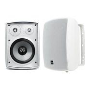 VM Audio 260-Watt White Weather-Resistant Patio Speaker System, 4 N5