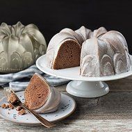 Ezeso Non-Stick Carbon Steel Cake Bundt Pan for Baking,Bakeware (Lily) N20