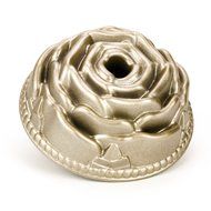Ezeso Non-Stick Carbon Steel Cake Bundt Pan for Baking,Bakeware (Lily) N21