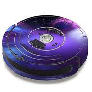 Skin Decal Vinyl Wrap For IRobot Roomba 650 655 Vacuum / Space Gasses Purple Cloud