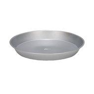 Patisse Nonstick Round Cake/Pizza Pan with Conical Edge, Silver Grey