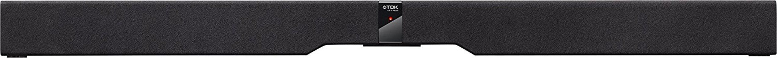 TDK Life on Record Tv Speaker 2.1ch Wood Soundbar for Tv Sumaho Music Can Enjoy Bluetooth-enabled Black Sp-tvbtwa-bk N6