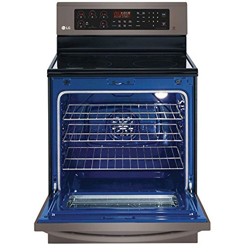 LG LRE3083BD30" Black Stainless Steel Electric Smoothtop Range - Convection N2