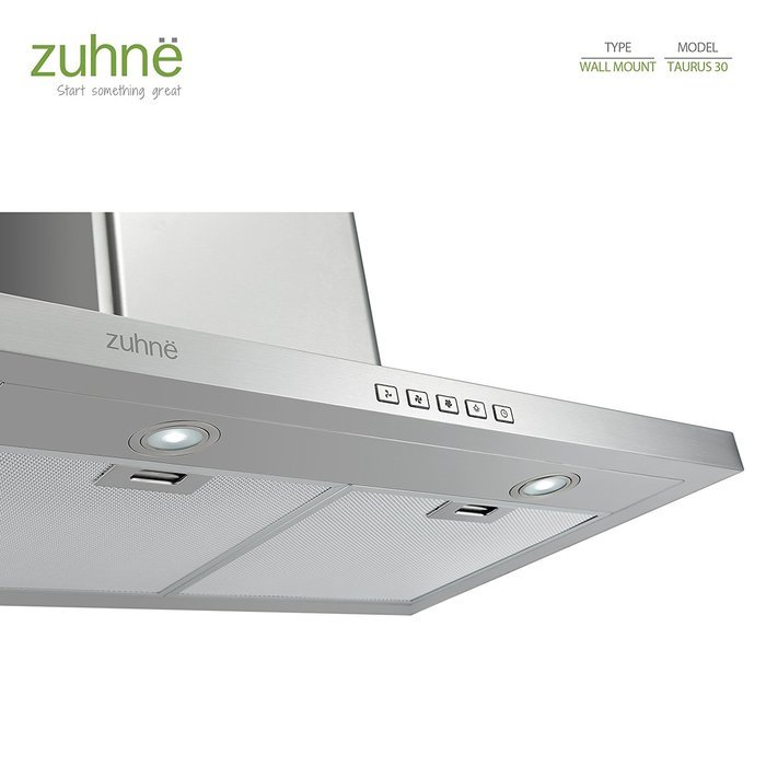 Zuhne Taurus 30 inch Kitchen Wall Mount Vented/ Ductless Stainless Steel Range Hood or Stove Vent with Energy... N3
