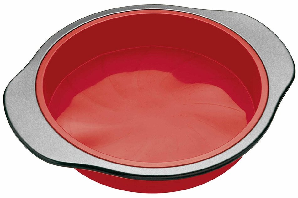 Kitchen Craft Smart Silicone Rigid Support Round Cake Pan