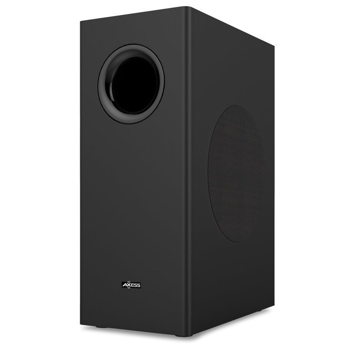 AXESS 2.1 Soundbar with Wired Subwoofer 2.1-Channel Home Theater Speaker System, Black (SBBT1211) N5