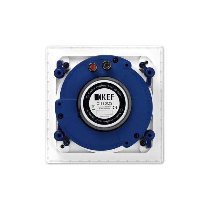KEF CI130QS Square In-Wall/In-Ceiling Architectural Loudspeaker (Single) N2