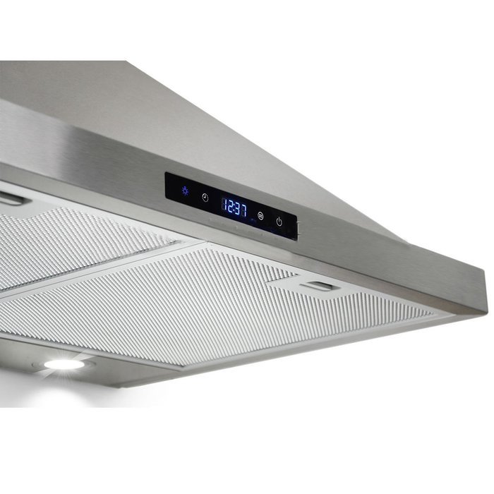 30" Stainless Steel Wall Mount Touch Panel Controls LED Light Lamp Range Hood N3