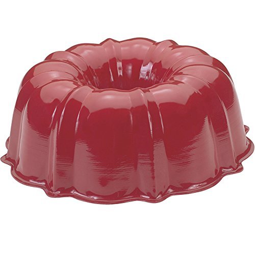 Nordic Ware Bundt Keeper with Bundt Pan - Baking Set - Red