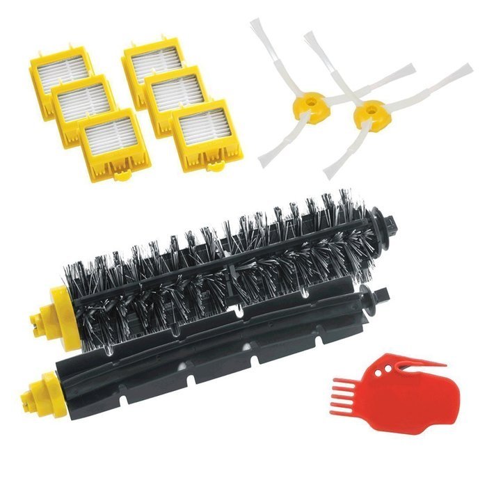 Bristle Brush, HEPA Filters, Side Brushes, Cleaning Tool Replenishment Kit For iRobot Roomba 760, Roomba 770,...