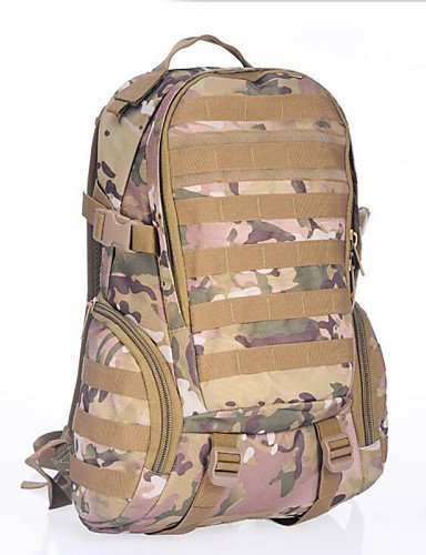 SB@Camouflage Multifunctional Nylon Backpack for Hunting/Fishing/Camping Hiking , green N3