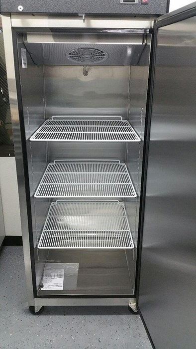 29" Upright Stainless Steel 1 Door Commercial Freezer, 22.6 Cubic Feet, MBF-8001, for Restaurant