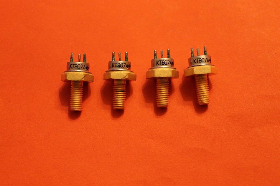 Transistors silicon KT907A analogue 2N3733, MSA7575 USSR 4 pcs N2