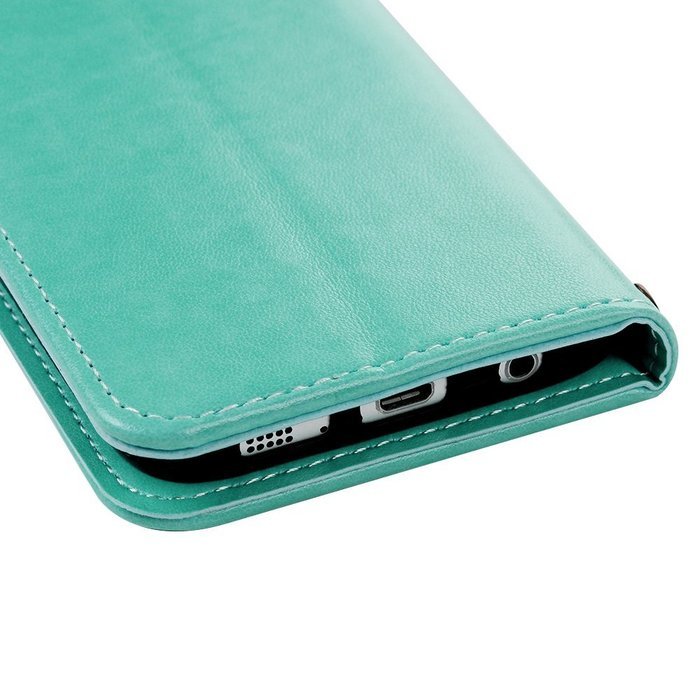 S7 Case,Samsung Galaxy S7 Case - Wallet Embossed Flowers Smart Magnetic Close High Quality Premuim PU Leather... N35