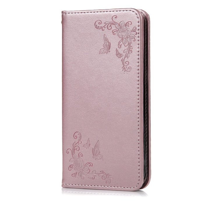 S7 Case,Samsung Galaxy S7 Case - Wallet Embossed Flowers Smart Magnetic Close High Quality Premuim PU Leather... N37
