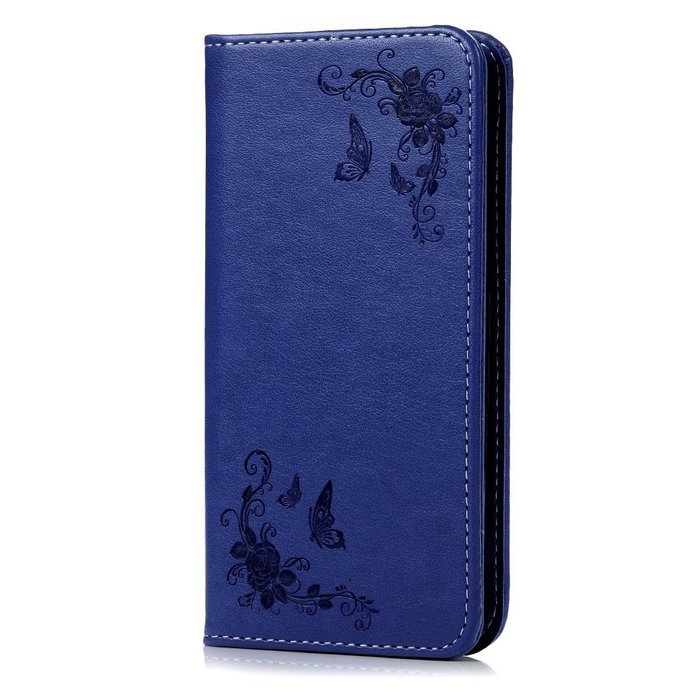 S7 Case,Samsung Galaxy S7 Case - Wallet Embossed Flowers Smart Magnetic Close High Quality Premuim PU Leather... N40