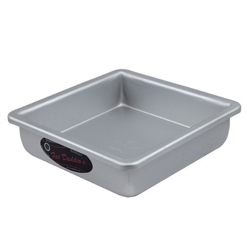 Fat Daddio's Square Cake Pan Solid Bottom 12"x12"x2"