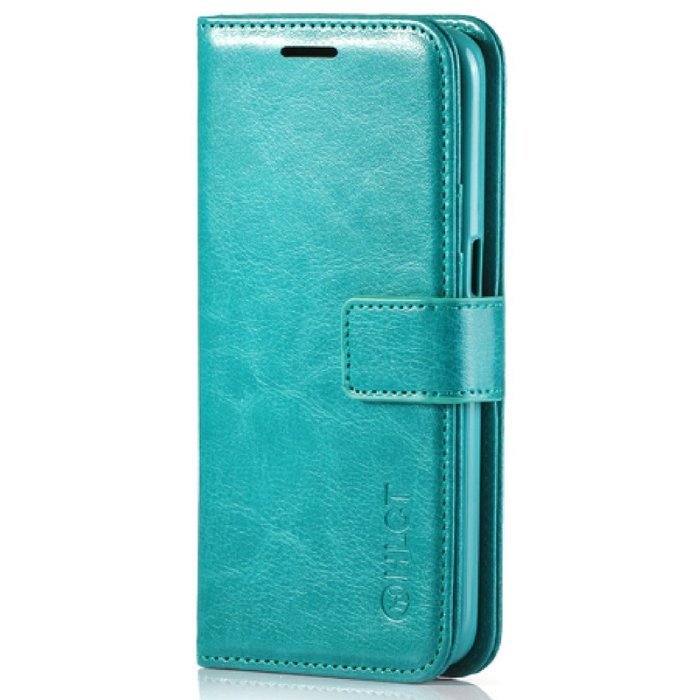 Galaxy S7 Case, HLCT PU Leather Case, With Soft TPU Protective Bumper, Built-In Kickstand, Cash And Card Pockets... N18