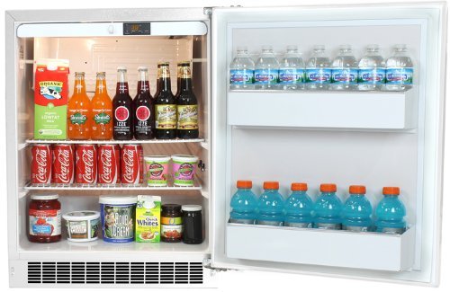 Marvel 6ADAM-WW-F-R 24-Inch ADA Compliant Height Undercounter Refrigerator Right Hinge Door, White N2