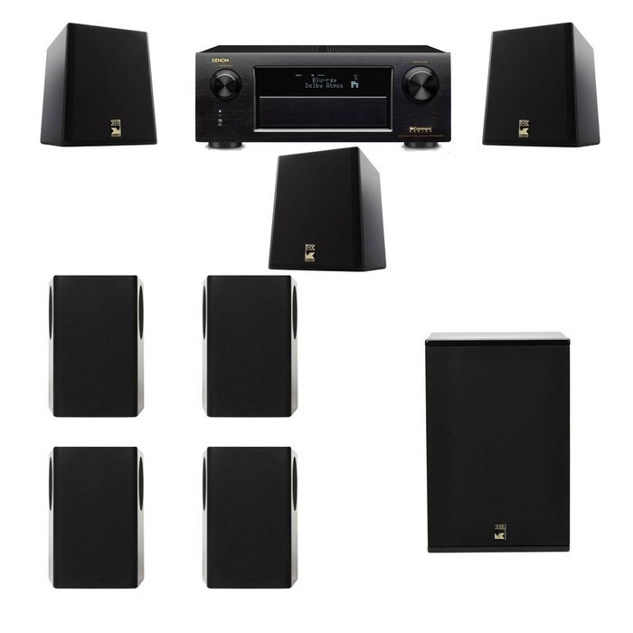 M&K Sound S150II Loudspeaker 7.1 X12 Denon AVR-X5200W