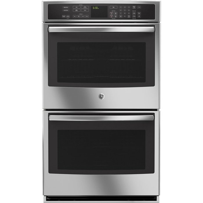 GE PT9550SFSS Profile 30" Stainless Steel Electric Double Wall Oven - Convection N2