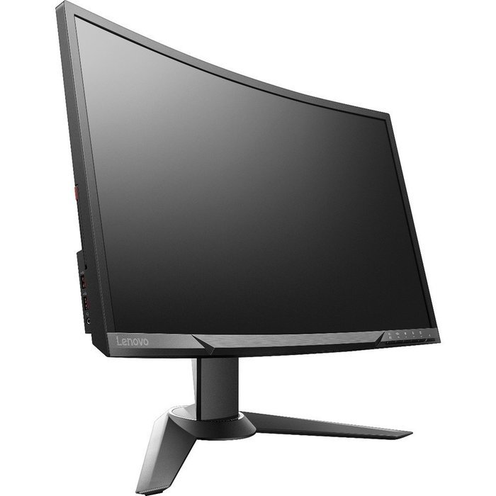 Lenovo - 27" LED Curved HD FreeSync Monitor - Black N2